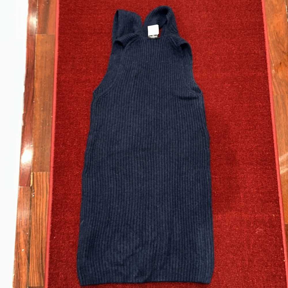 Chanel Vintage 2008 Sweater Dress Bow tie 36 - Picture 9 of 10